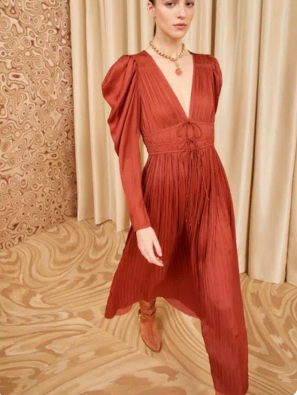 Ulla Johnson Women's Red Formal-dresses
